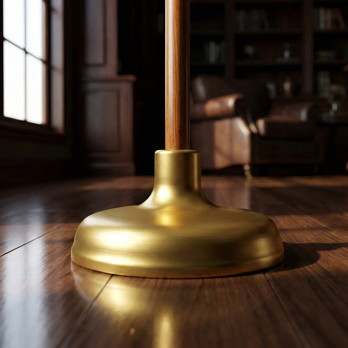 USA Gold Indoor Flagpole Stand