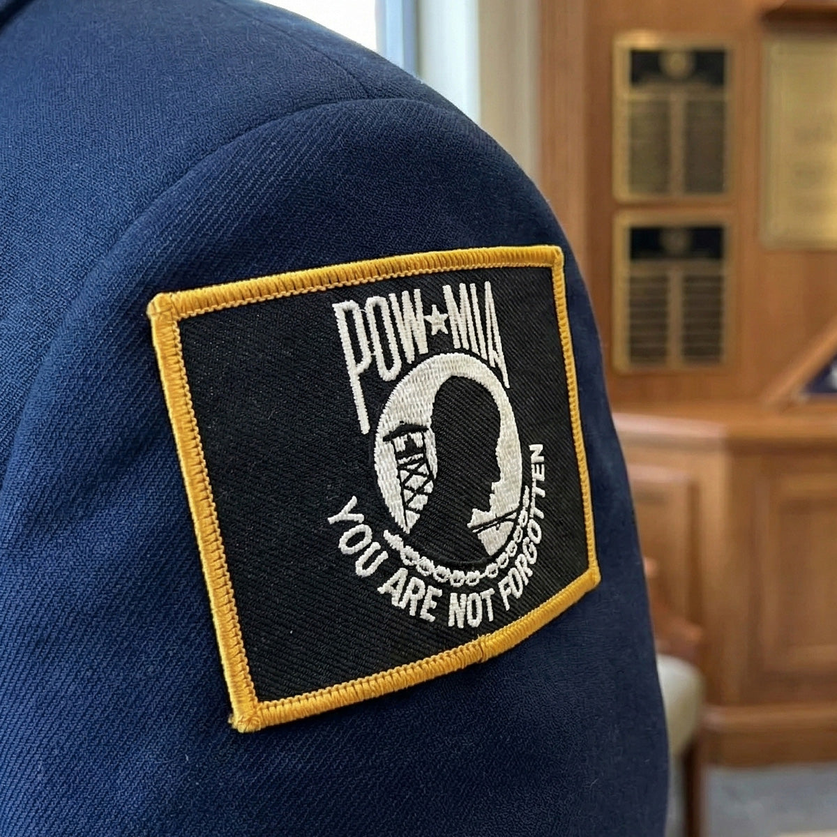 POW MIA Flag Patch - 3.5" x 2.25"
