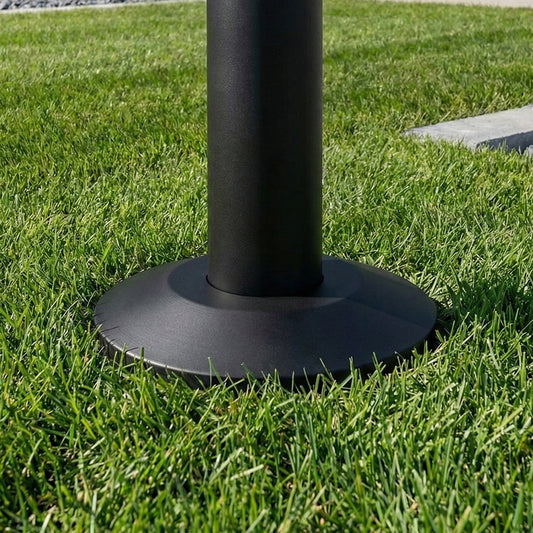 Aluminum Flash Collar - For 3" Diameter Pole - Black Powder Coat