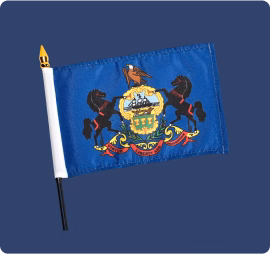 State Stick Flags