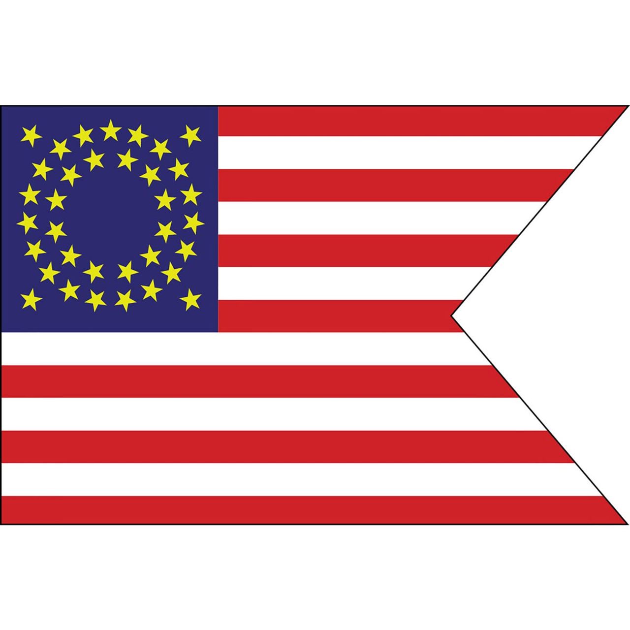 3ft x 5ft Cavalry Guidon Flag - Outdoor Nylon