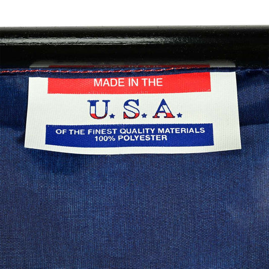 Texas Stick Flag 16in x 24in Polyester - Black Staff