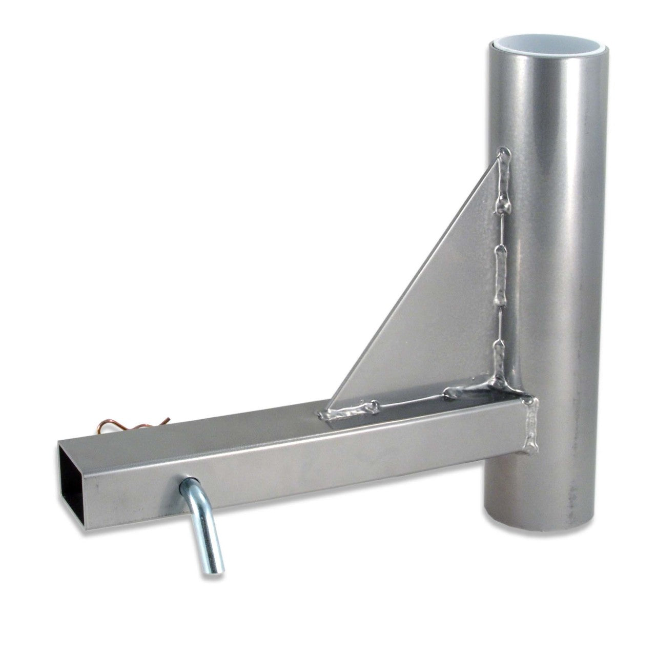 Aluminum Silver Trailer Hitch Bracket