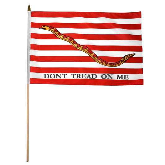 1st Navy Jack 12 x 18 inch (Don't tread on me flag)