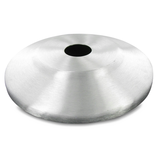 Standard Profile Aluminum Flash Collar - For 3" Diameter Pole - Satin