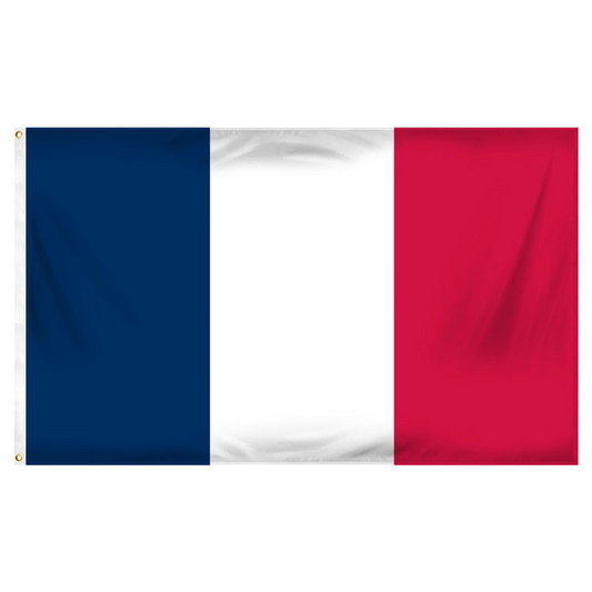 3ft x 5ft France Flag - Printed Polyester