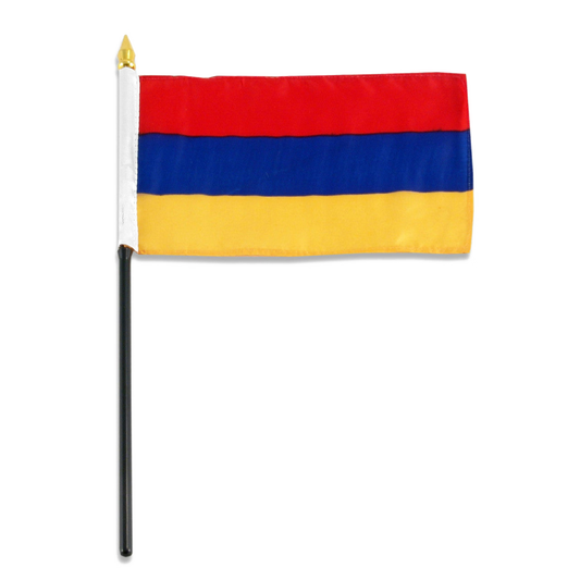 Flag of Armenia on a white background