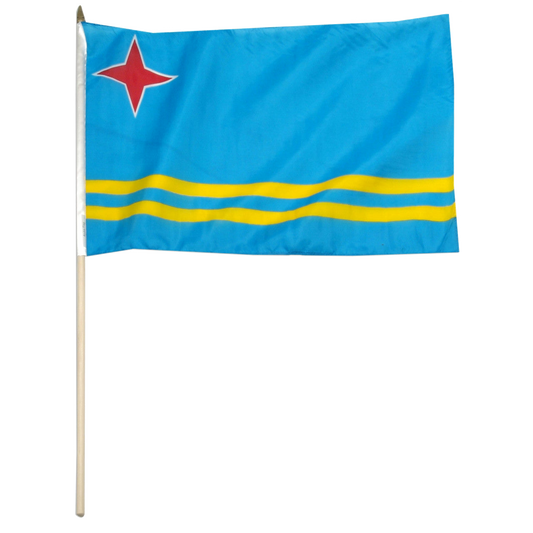 Aruba flag 12 x 18 inch