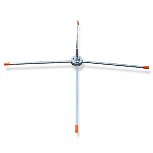 Blade and teardrop flagpole base