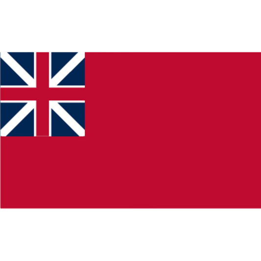British Red Insignia flag with Union Jack