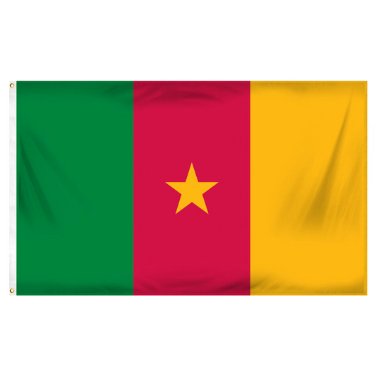Cameroon 3ft x 5ft Printed Polyester Flag