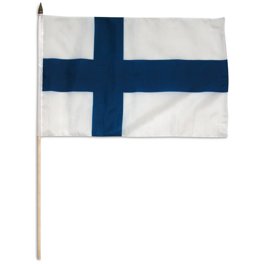 Flag of Finland on a white background