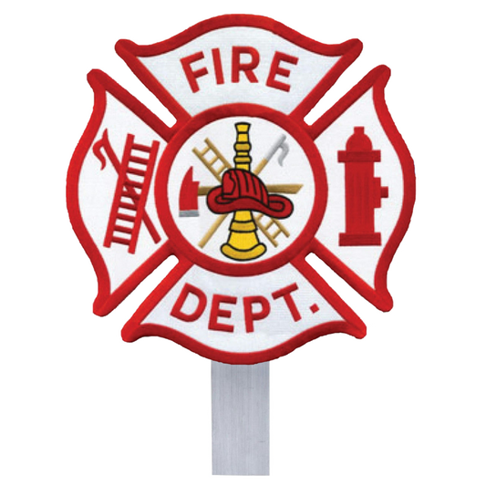 Fire Department Grave Flag Holder