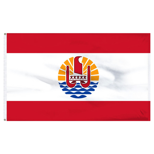 French Polynesia 4' x 6' Nylon Flag