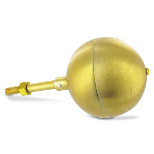Gold ball flagpole finial