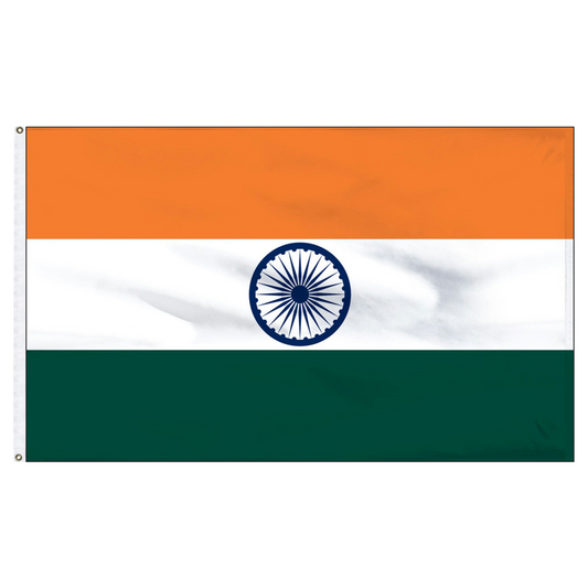India Flag 5ft x 8ft Nylon