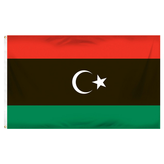 Libya Flag 3ft x 5ft Printed Polyester