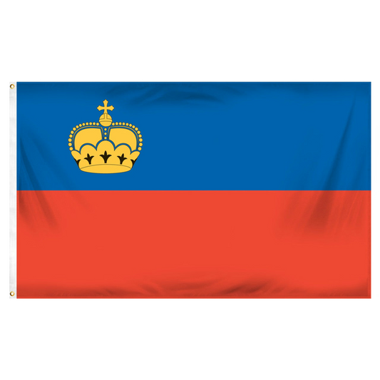 Liechtenstein Flag 3ft x 5ft Printed Polyester