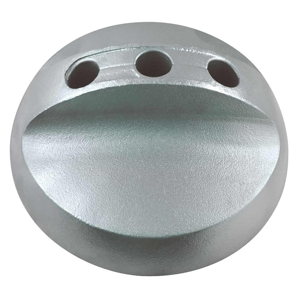 Three-hole indoor flag base on a white background