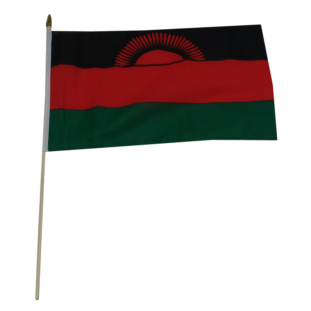 Flag of Malawi on a white background