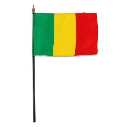 Flag of Mali on a white background