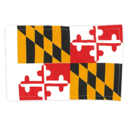 Maryland state flag on a white background