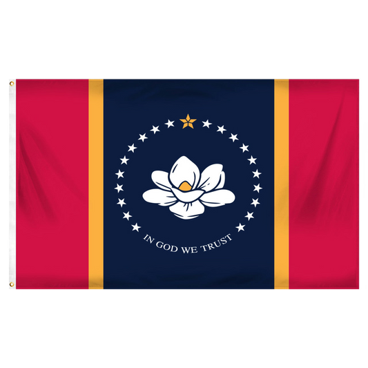 Mississippi 4ft x 6ft Spun Heavy Duty Polyester Flag