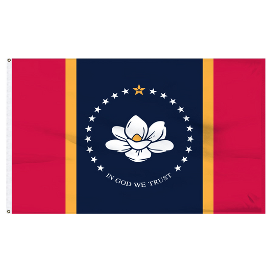 Mississippi Flag 4 x 6 Feet Nylon