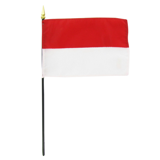 Monaco 4" x 6" Stick Flag