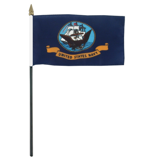 United States Navy flag on a white background
