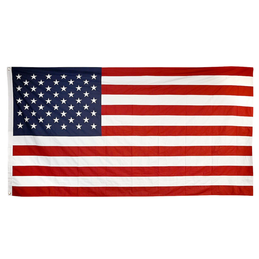 American flag on a white background
