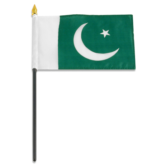 Flag of Pakistan on a white background