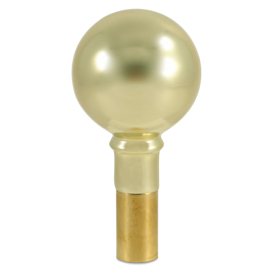 Gold plated flagpole ball finial