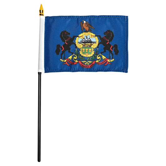 Pennsylvania flag 4 x 6 inch