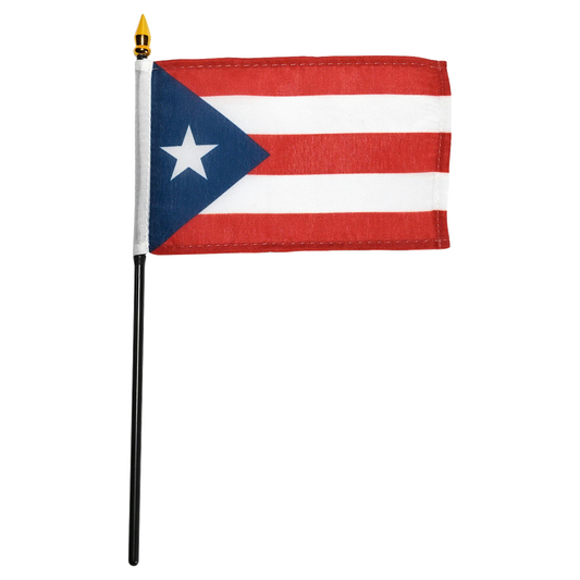 Flag of Puerto Rico on a white background