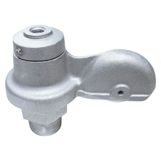 Revolving single pulley truck on a white background