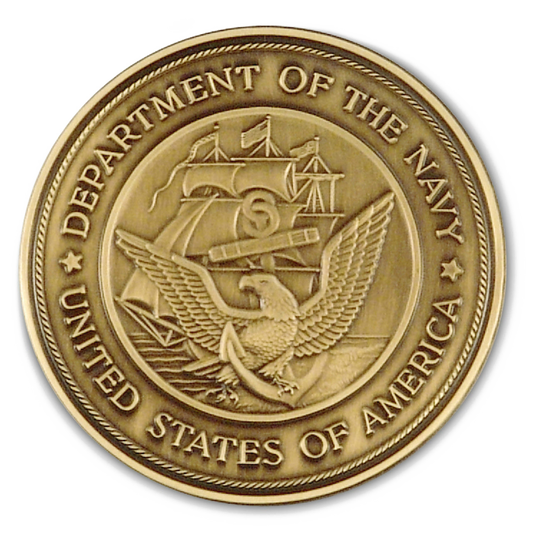 Service Medallion - Navy