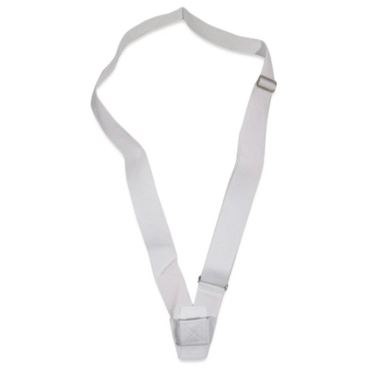 Sing strep white web carrying belt