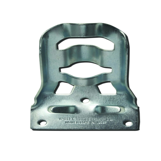 Metal bracket on a white background