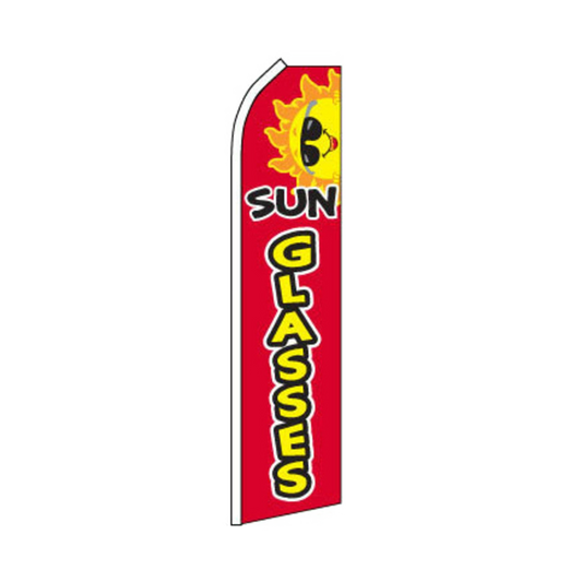 Sunglasses Swooper Flag - 11.5ft x 2.5ft