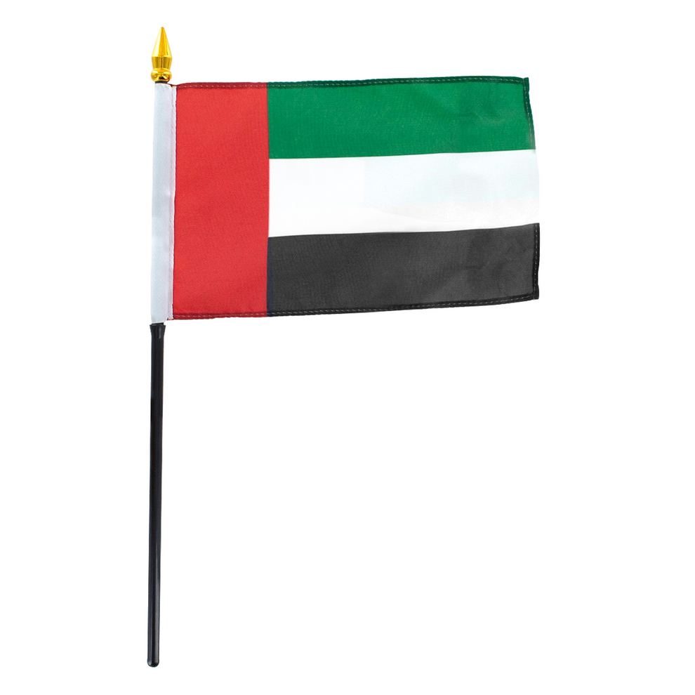 Flag of the United Arab Emirates on a white background