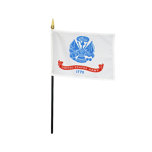 United States Army flag on a white background
