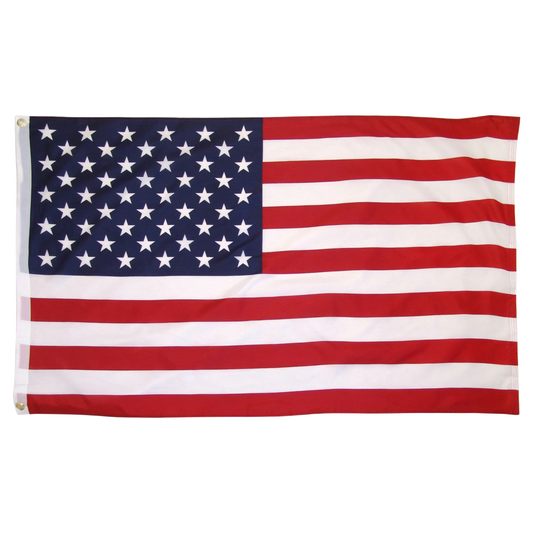 American flag on a white background