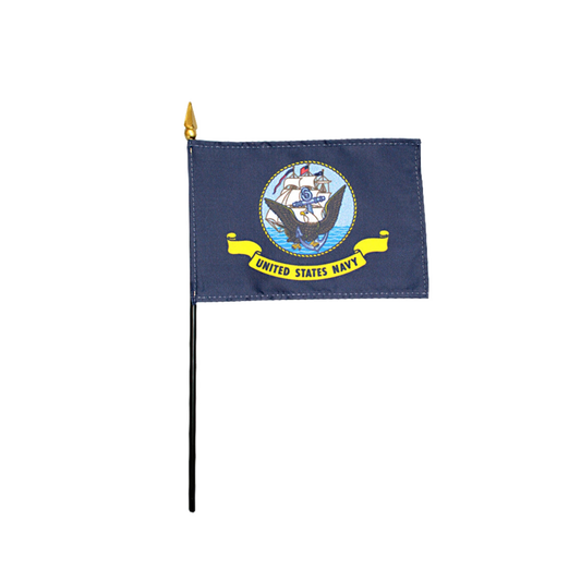 United States Navy flag on a white background