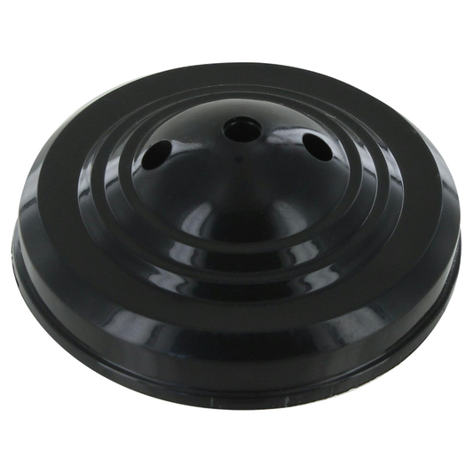Weighted 3 Hole Flag Base for 4in x 6in Stick Flags - Black