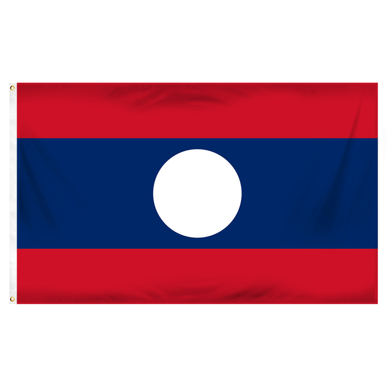 Laos Flag 3ft x 5ft Printed Polyester