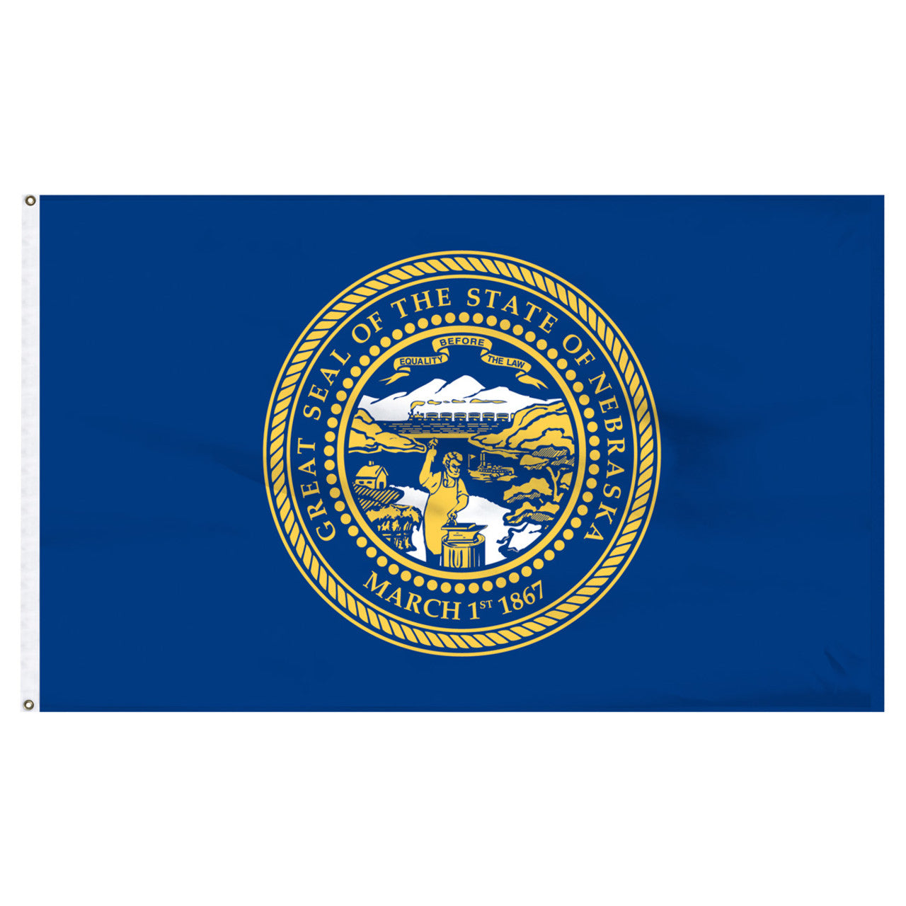 Nebraska flag 6 x 10 feet nylon
