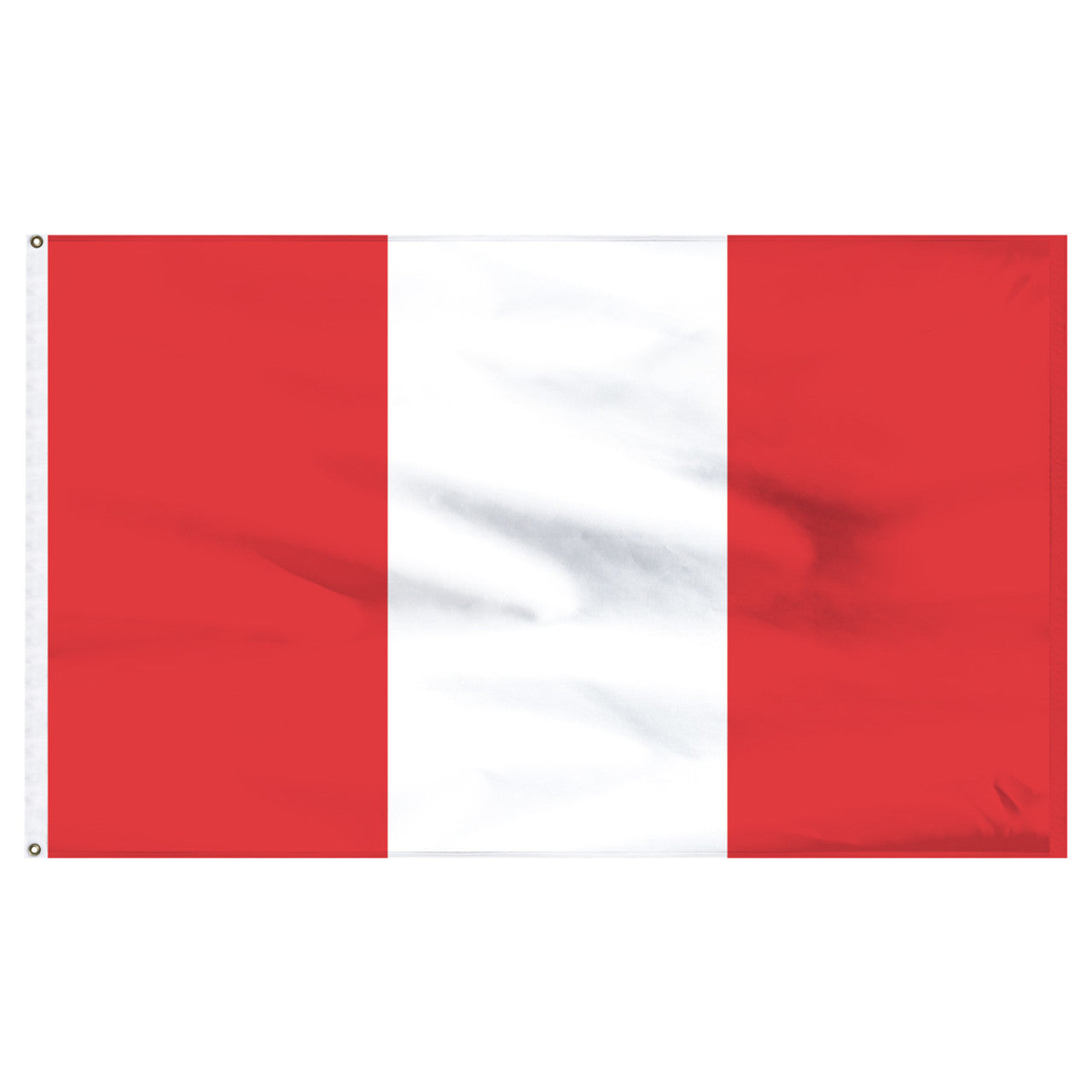 Peru 6' x 10' Nylon Flag - No Seal