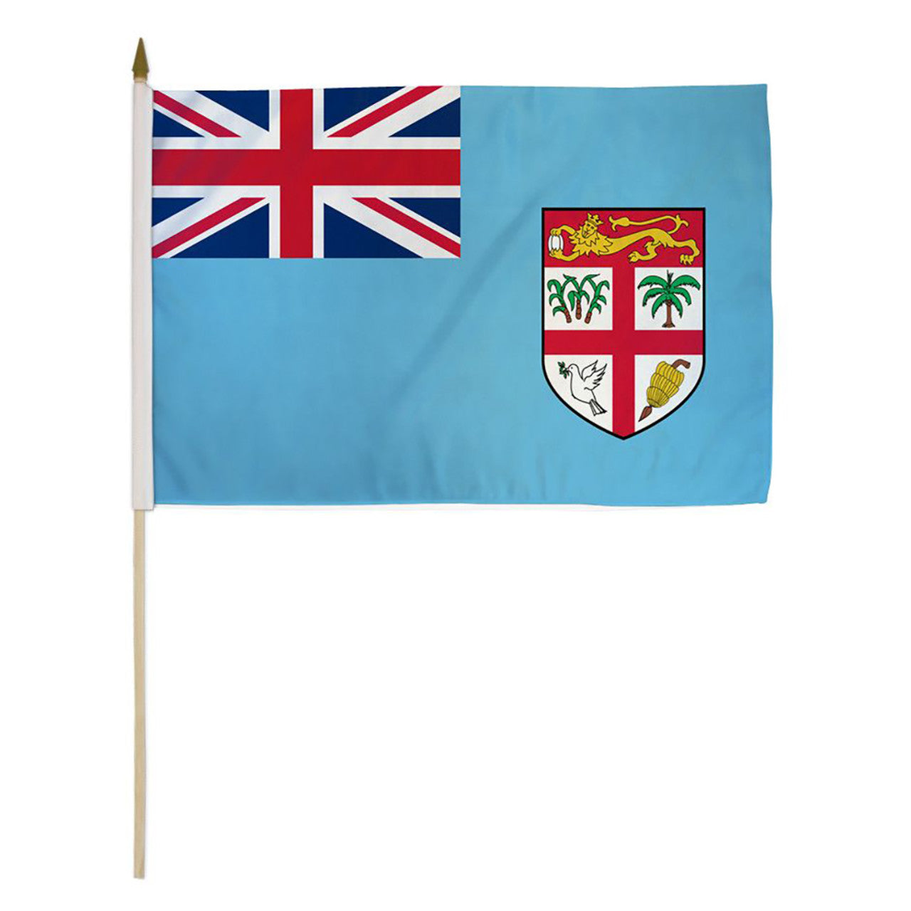 Fiji 12in x 18in Stick Flag
