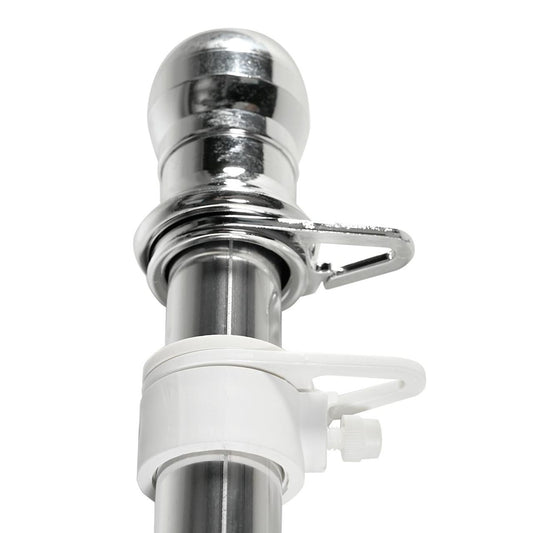 Valley Forge 6ft Aluminum One Piece Residential Flagpole - Weather-Resistant